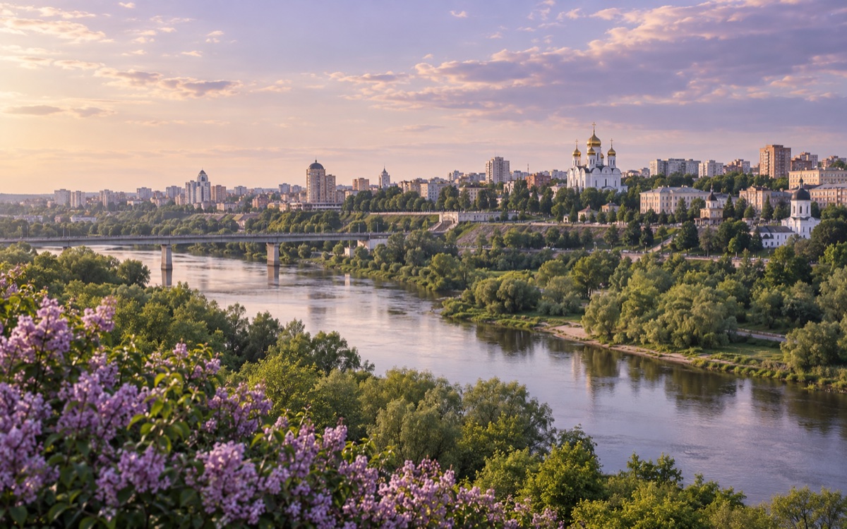 Панорама города Брянск